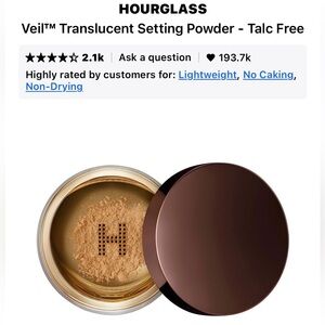 🆕⌛️NIB Hourglass Translucent Setting Powder- in shade MEDIUM